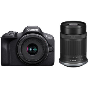 6052C022 - Canon EOS R100 Camera with Dual Lens Kit